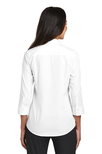 Red House Ladies 3/4-Sleeve Nailhead Non-Iron Shirt. RH690