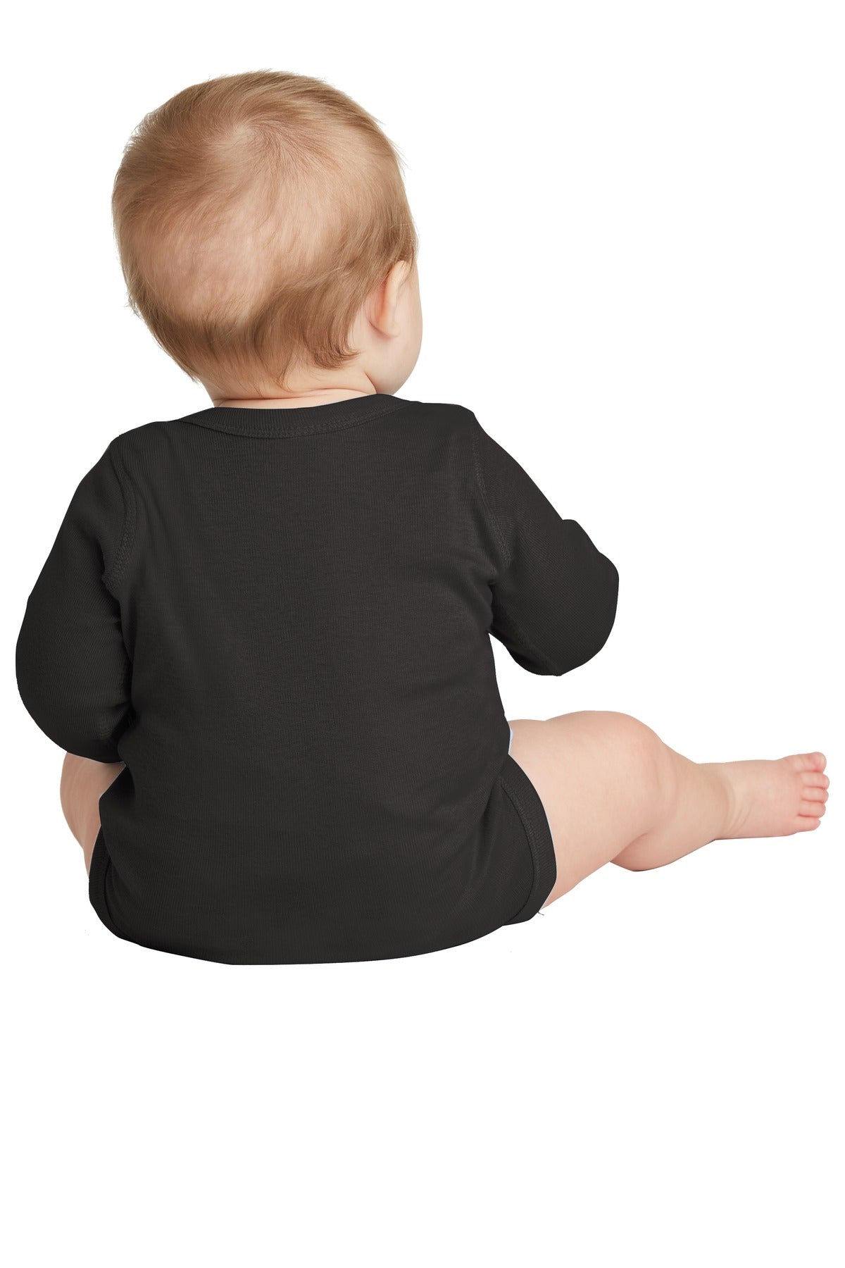 Rabbit Skins™ Infant Long Sleeve Baby Rib Bodysuit. RS4411