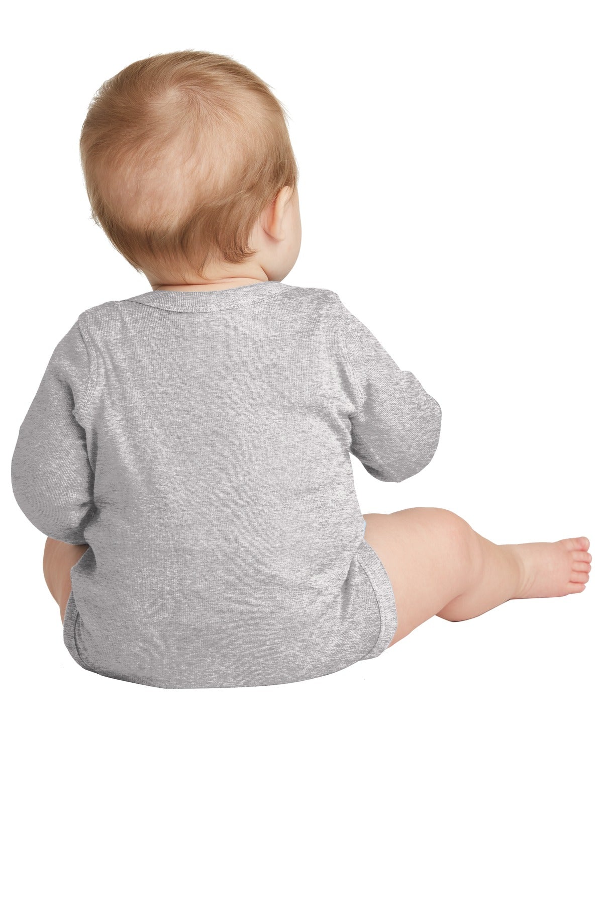 Rabbit Skins™ Infant Long Sleeve Baby Rib Bodysuit. RS4411