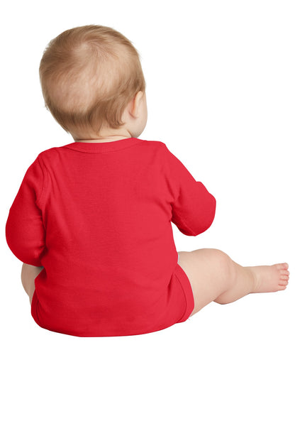 Rabbit Skins™ Infant Long Sleeve Baby Rib Bodysuit. RS4411