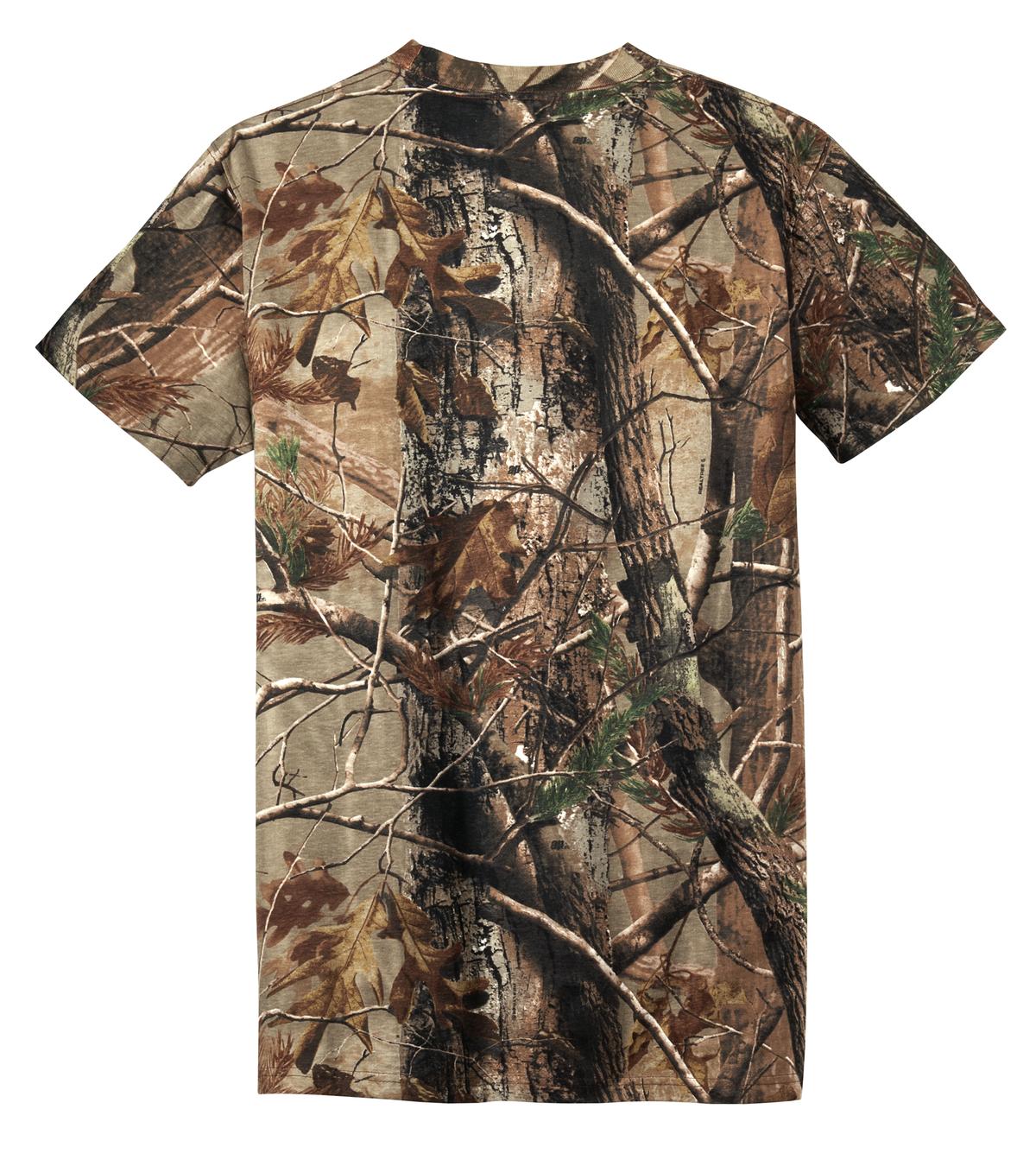 Russell Outdoors - Realtree Explorer 100% Cotton T-Shirt with Pocket. S021R