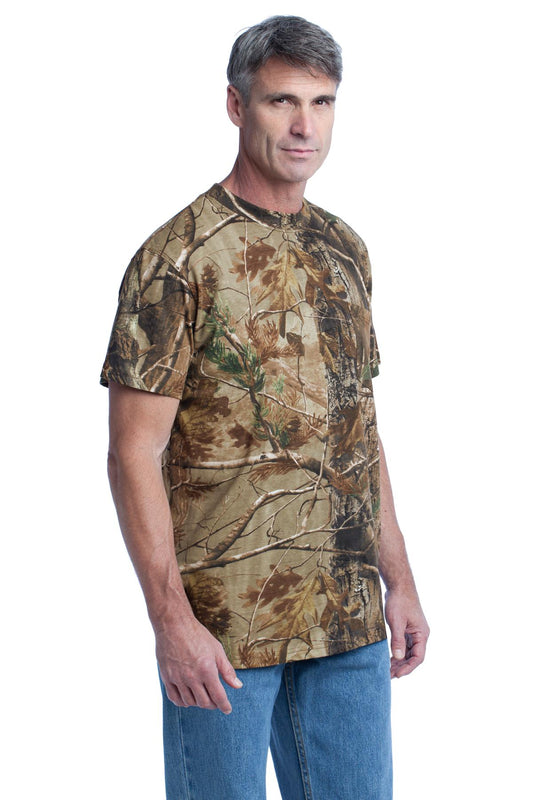 Russell Outdoors - Realtree Explorer 100% Cotton T-Shirt with Pocket. S021R