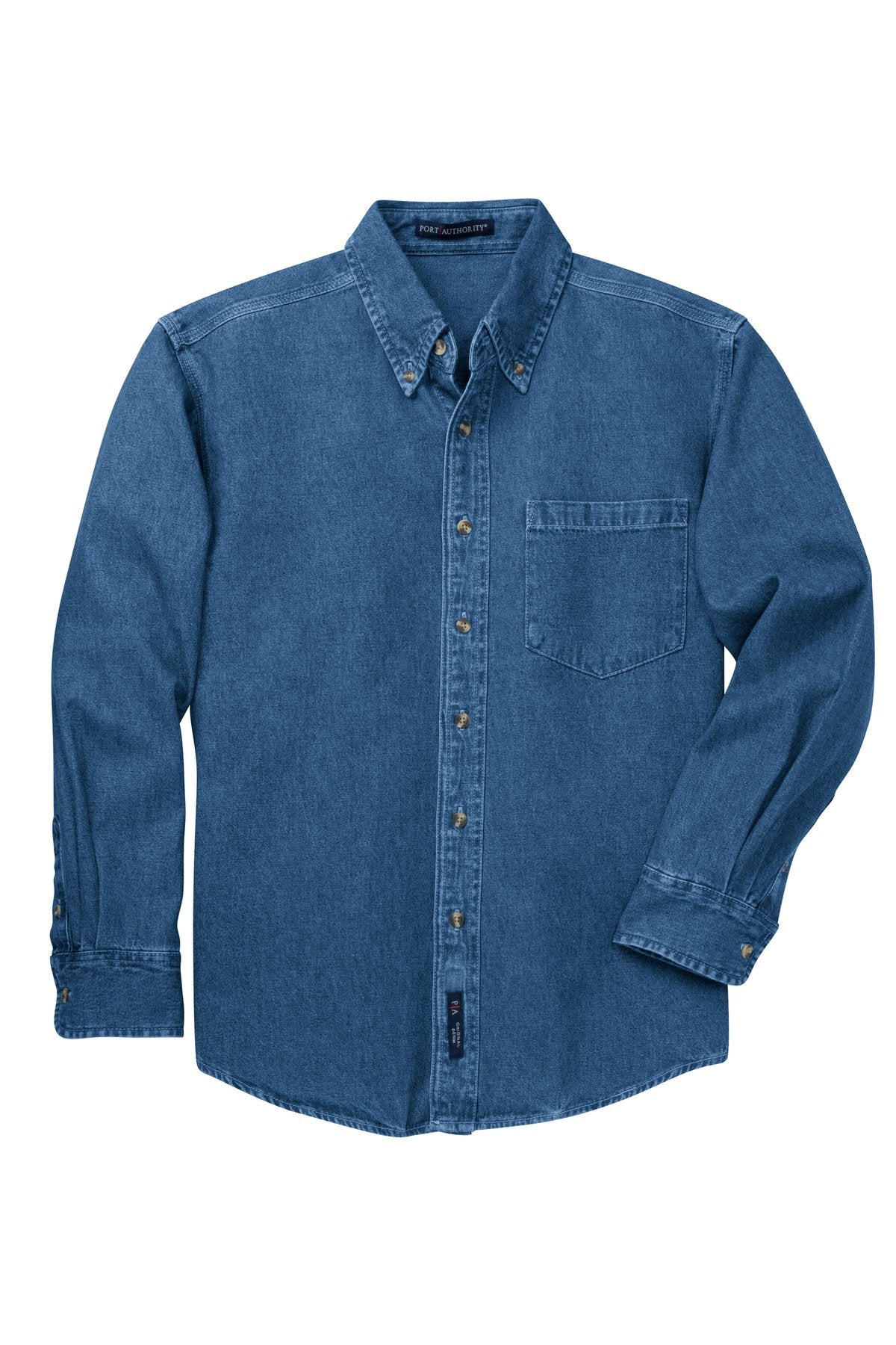 Port Authority Heavyweight Denim Shirt. S100