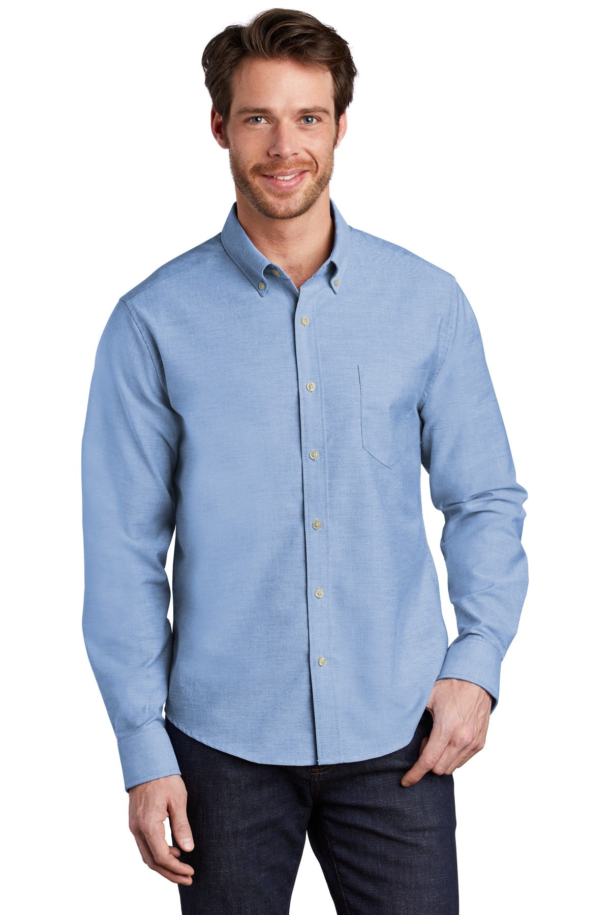 Port Authority Untucked Fit SuperPro ™ Oxford S651