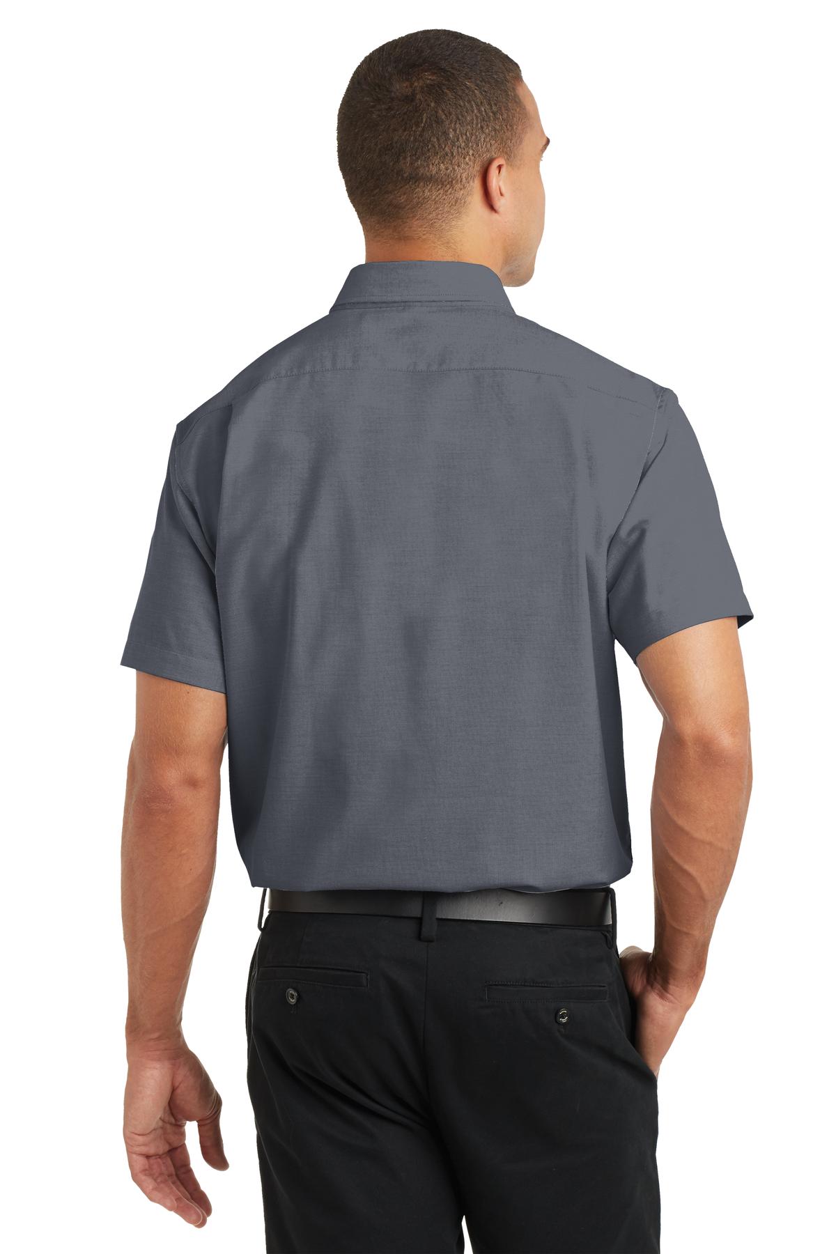 Port Authority Short Sleeve SuperPro™ Oxford Shirt. S659