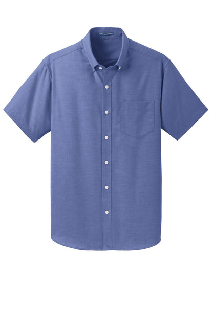 Port Authority Short Sleeve SuperPro™ Oxford Shirt. S659
