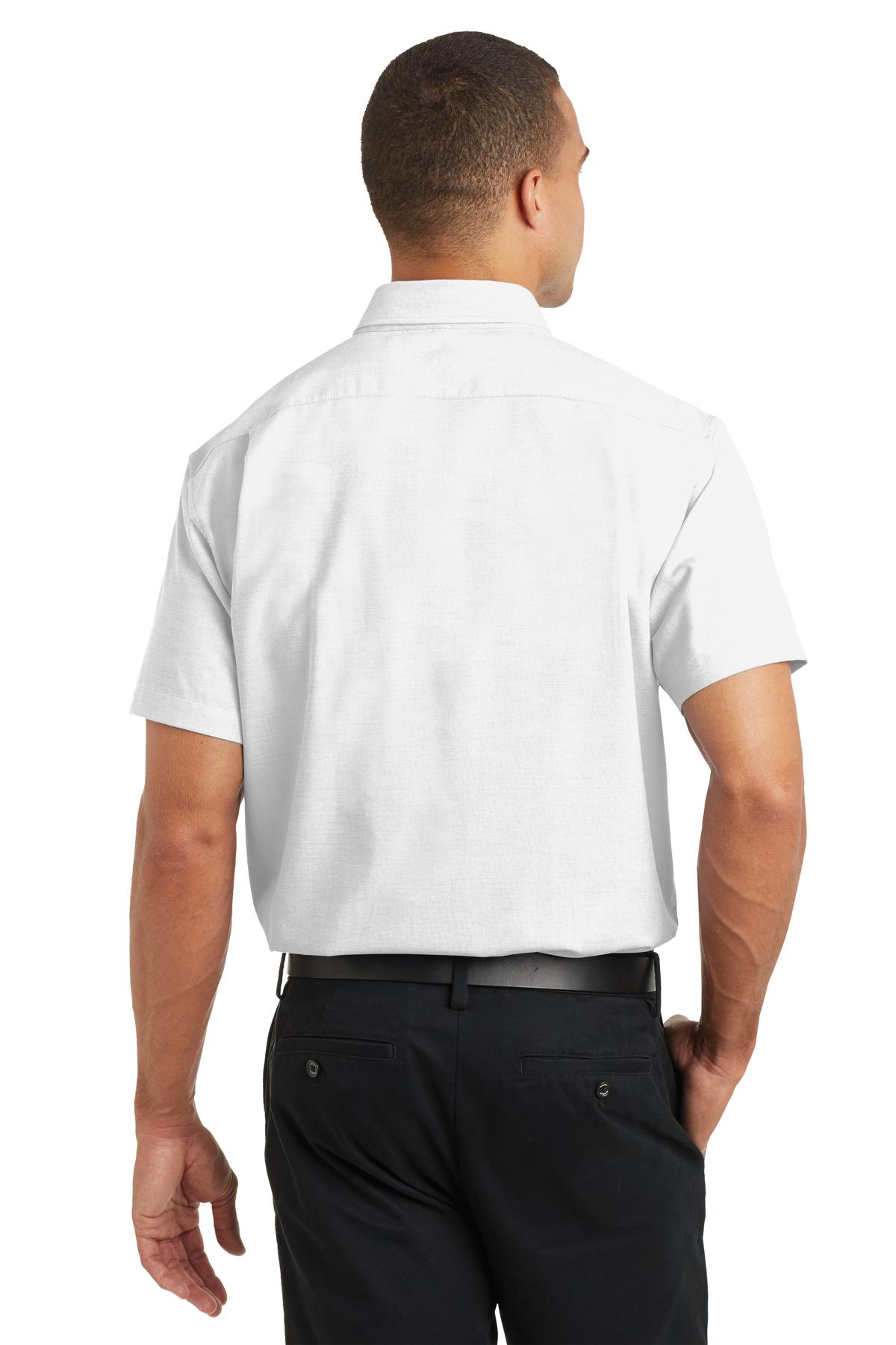 Port Authority Short Sleeve SuperPro™ Oxford Shirt. S659