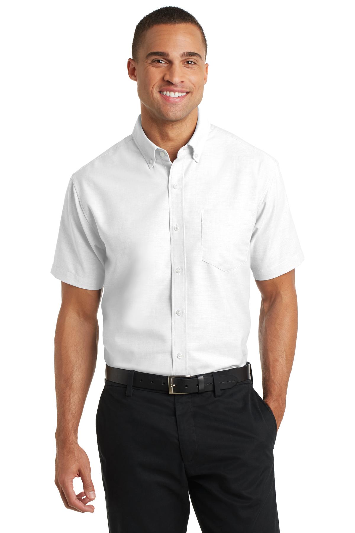 Port Authority Short Sleeve SuperPro™ Oxford Shirt. S659