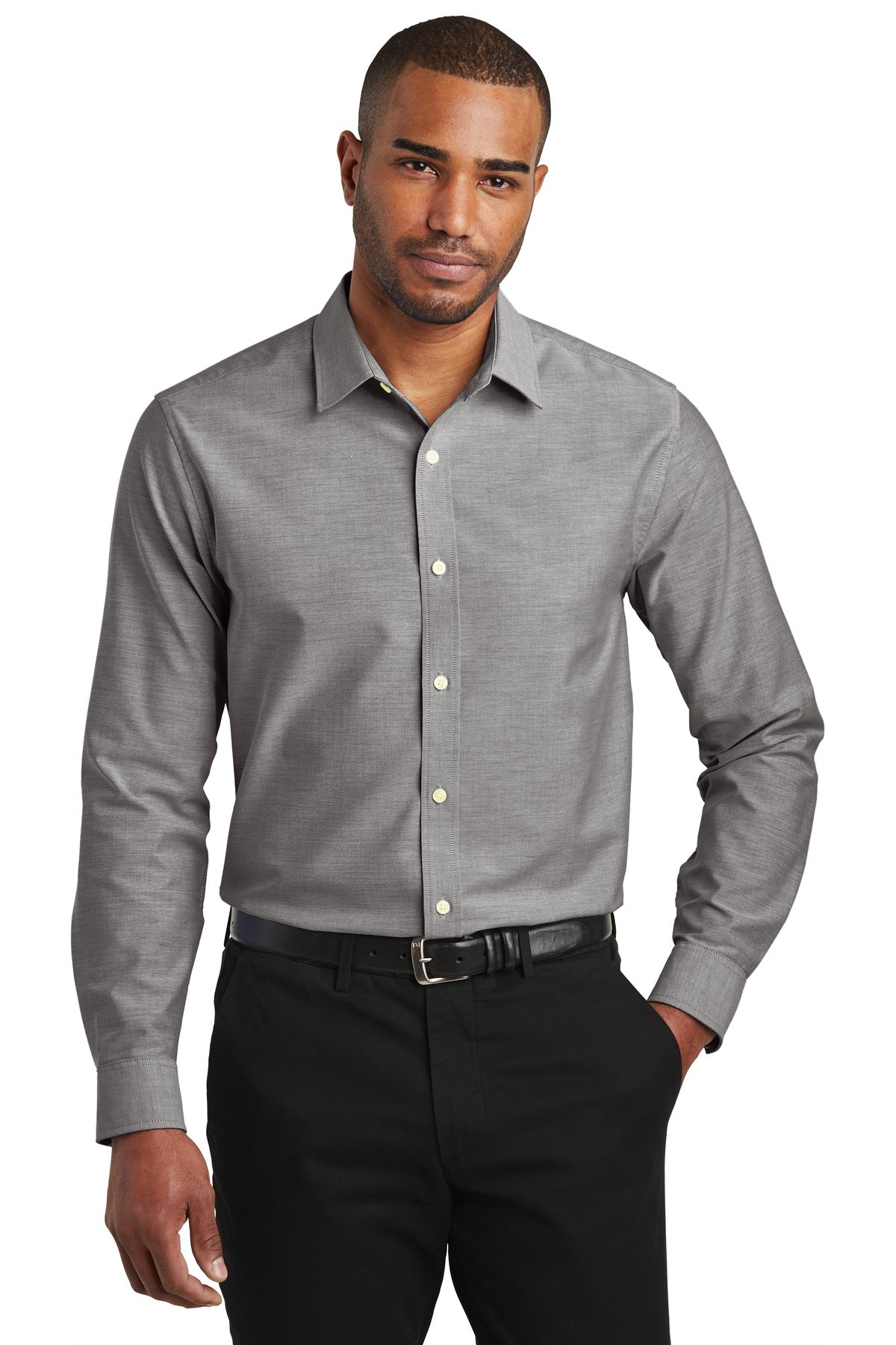 Port Authority Slim Fit SuperPro ™ Oxford Shirt. S661