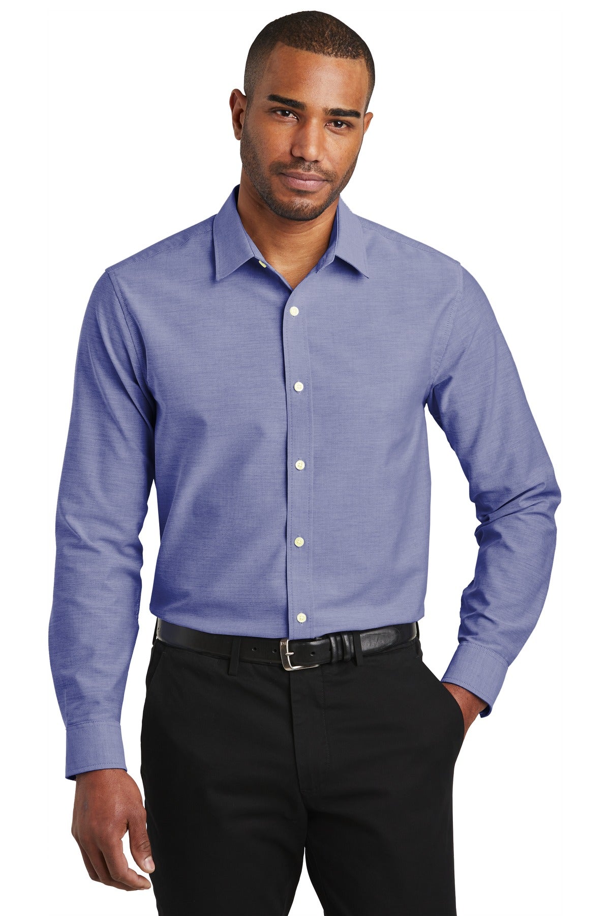 Port Authority Slim Fit SuperPro ™ Oxford Shirt. S661