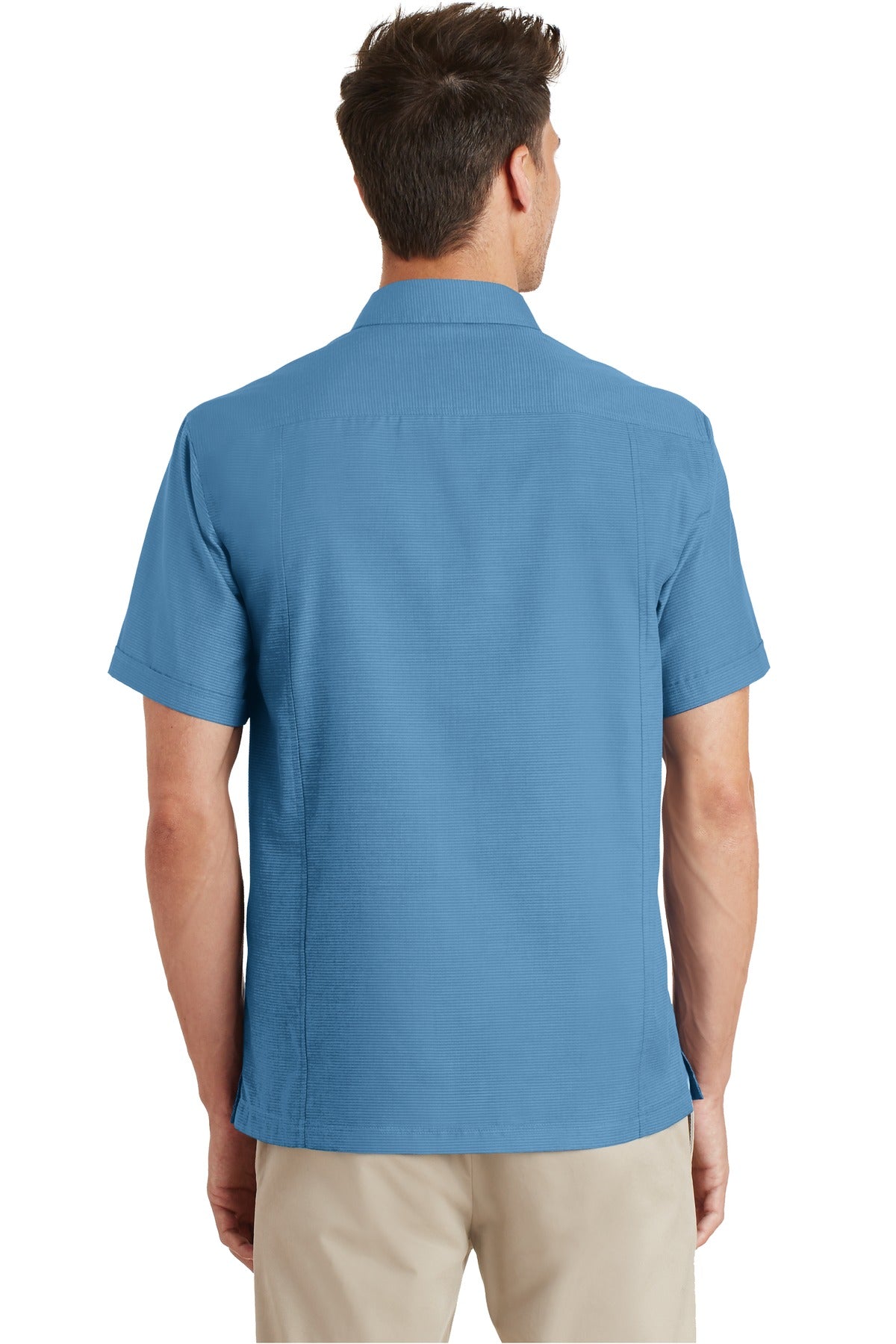 Port Authority Textured Camp Shirt. S662