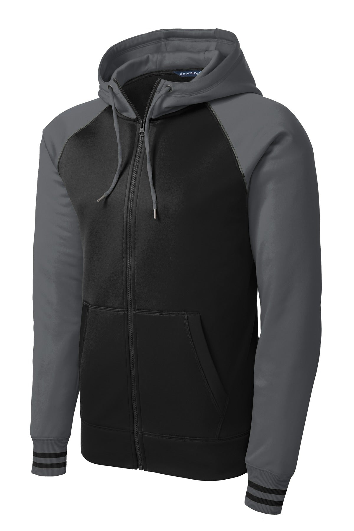 Sport-Tek Sport-Wick Varsity Fleece Full-Zip Hooded Jacket. ST236