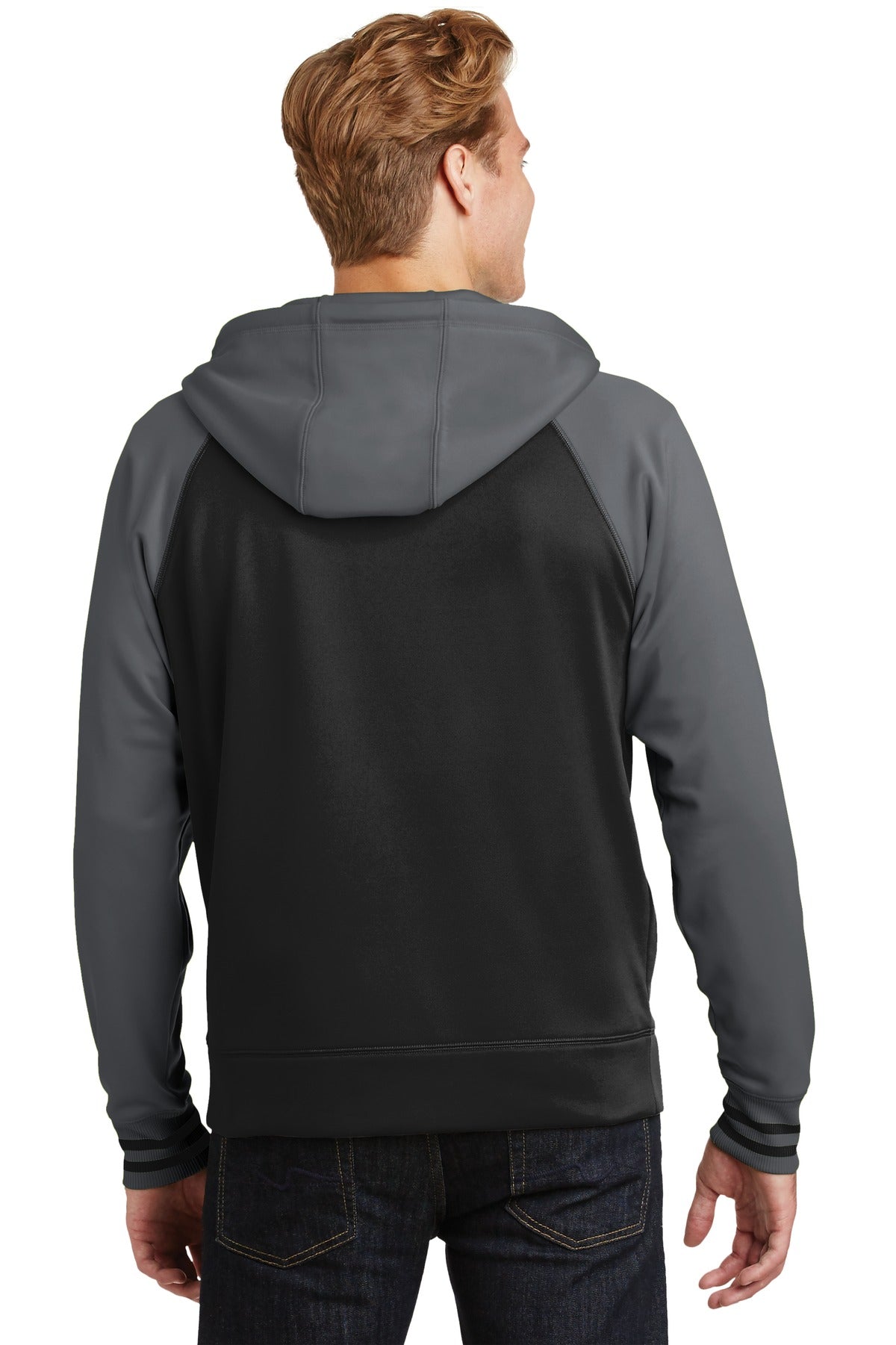 Sport-Tek Sport-Wick Varsity Fleece Full-Zip Hooded Jacket. ST236