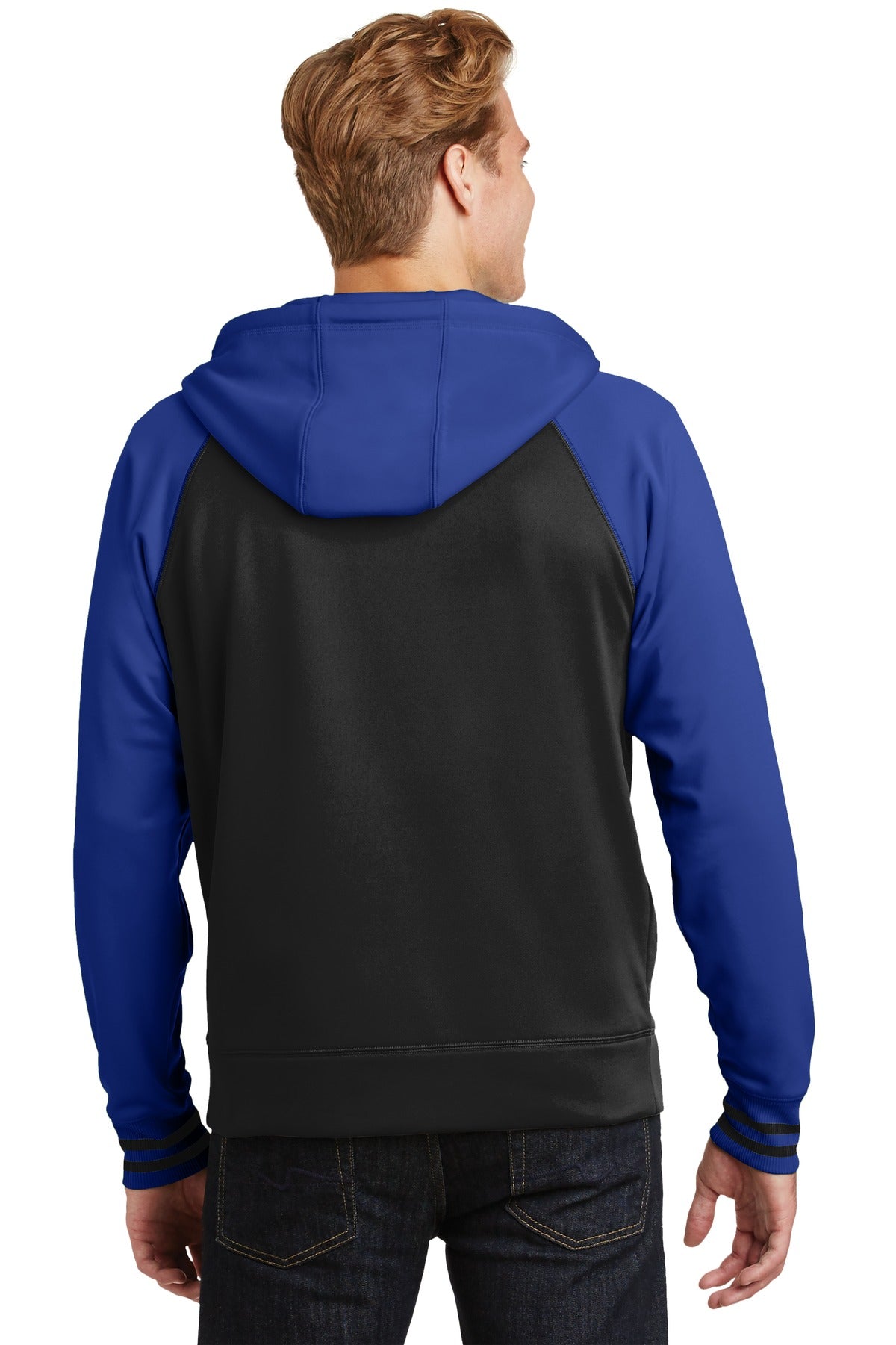 Sport-Tek Sport-Wick Varsity Fleece Full-Zip Hooded Jacket. ST236