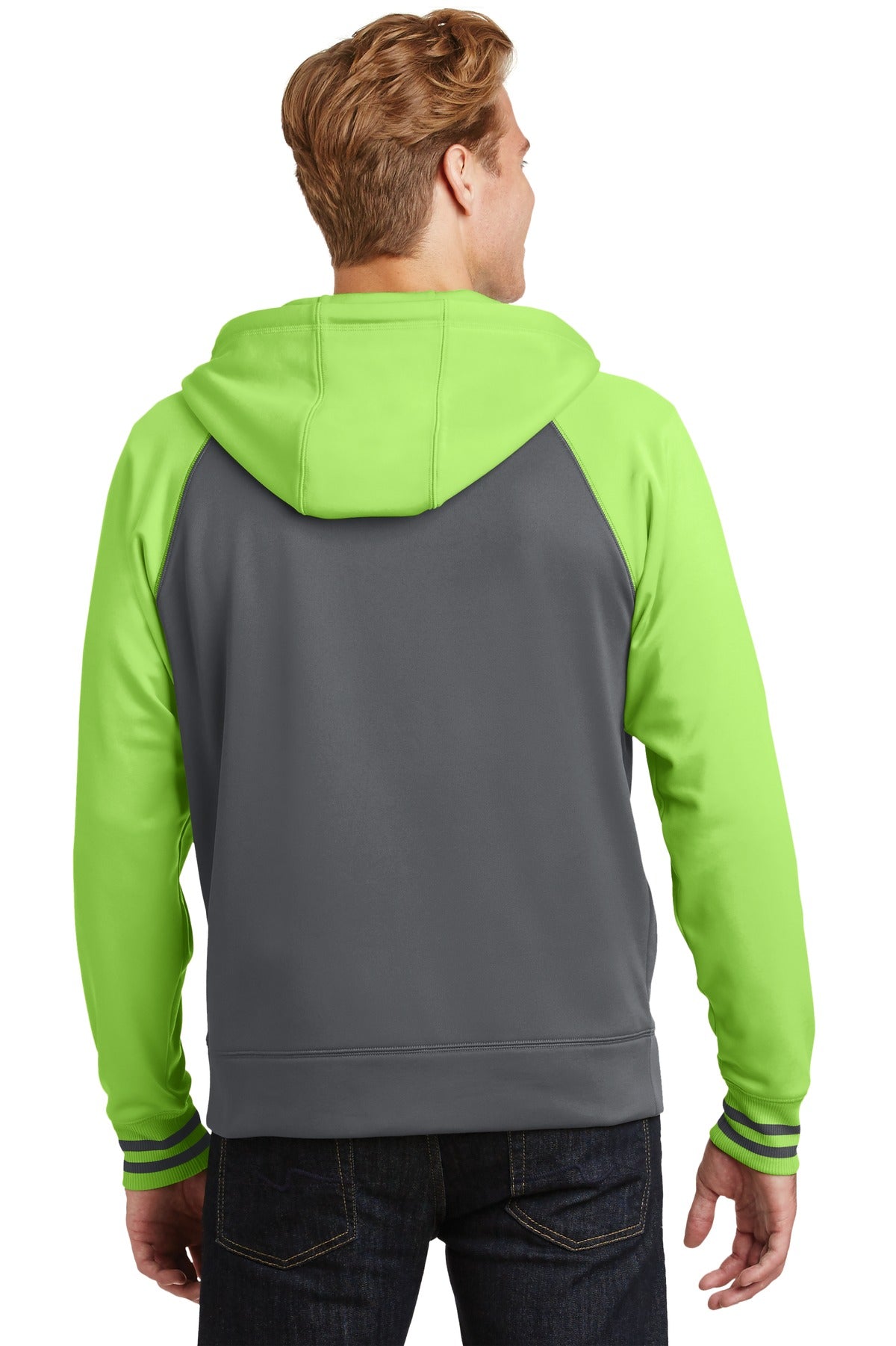 Sport-Tek Sport-Wick Varsity Fleece Full-Zip Hooded Jacket. ST236