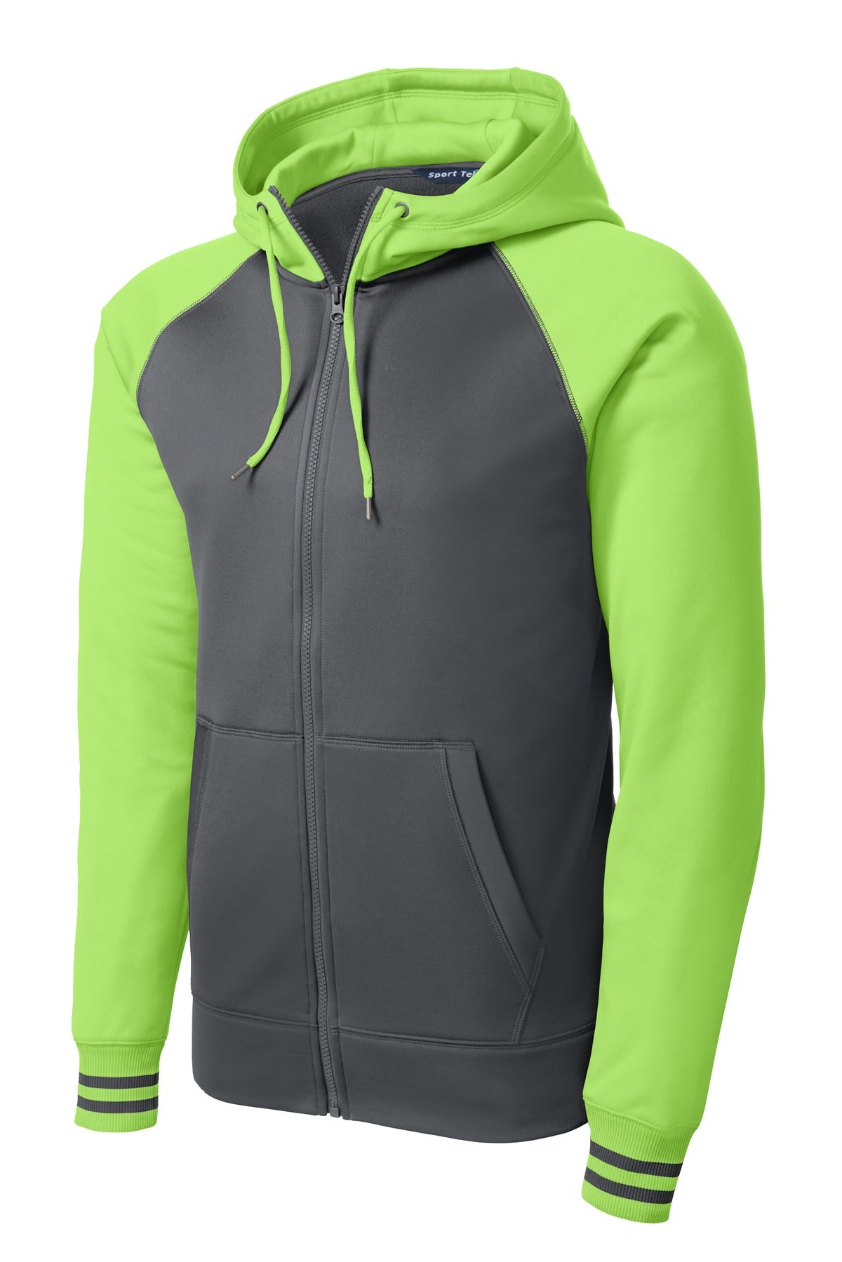 Sport-Tek Sport-Wick Varsity Fleece Full-Zip Hooded Jacket. ST236