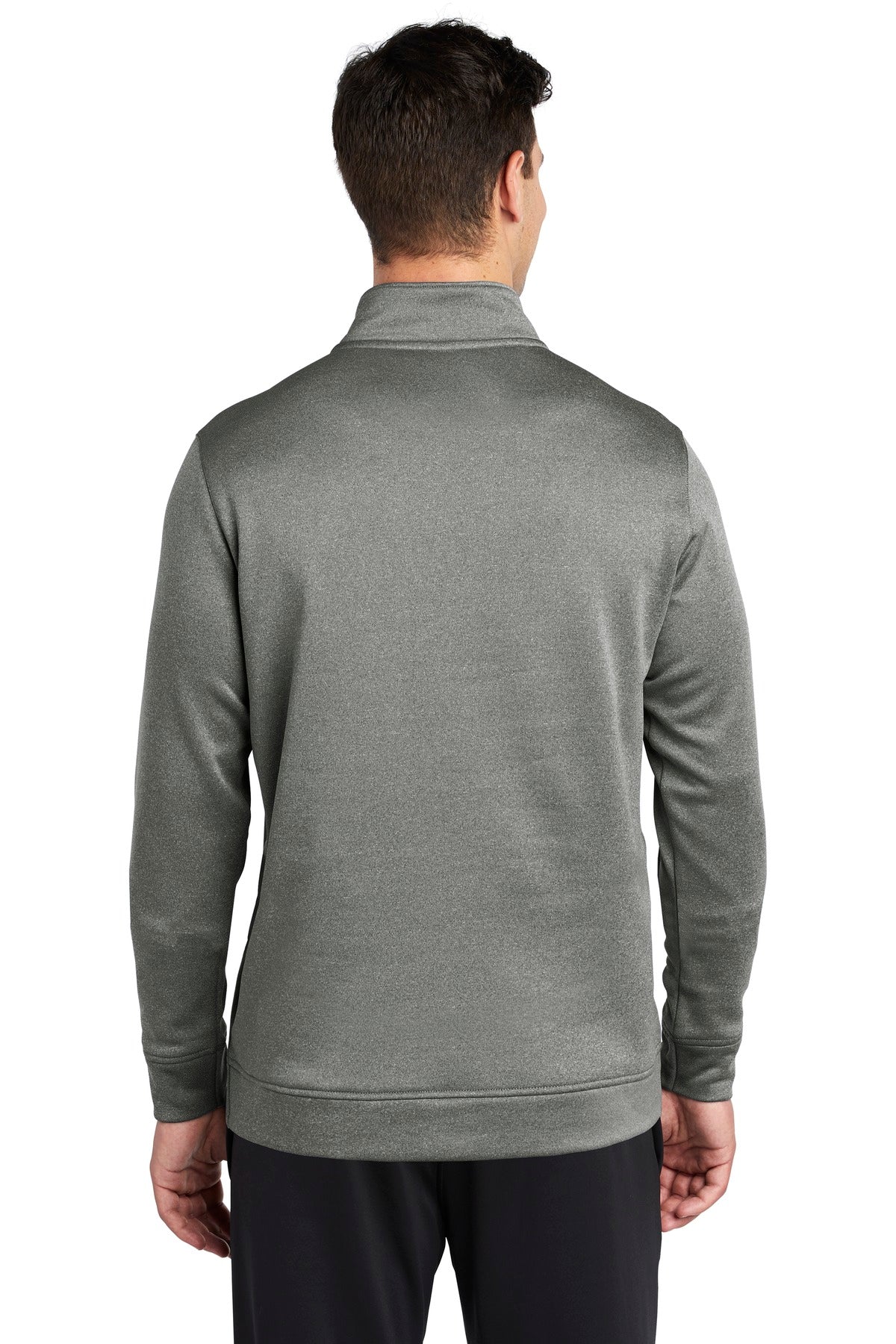 Sport-Tek PosiCharge Sport-Wick Heather Fleece 1/4-Zip Pullover. ST263