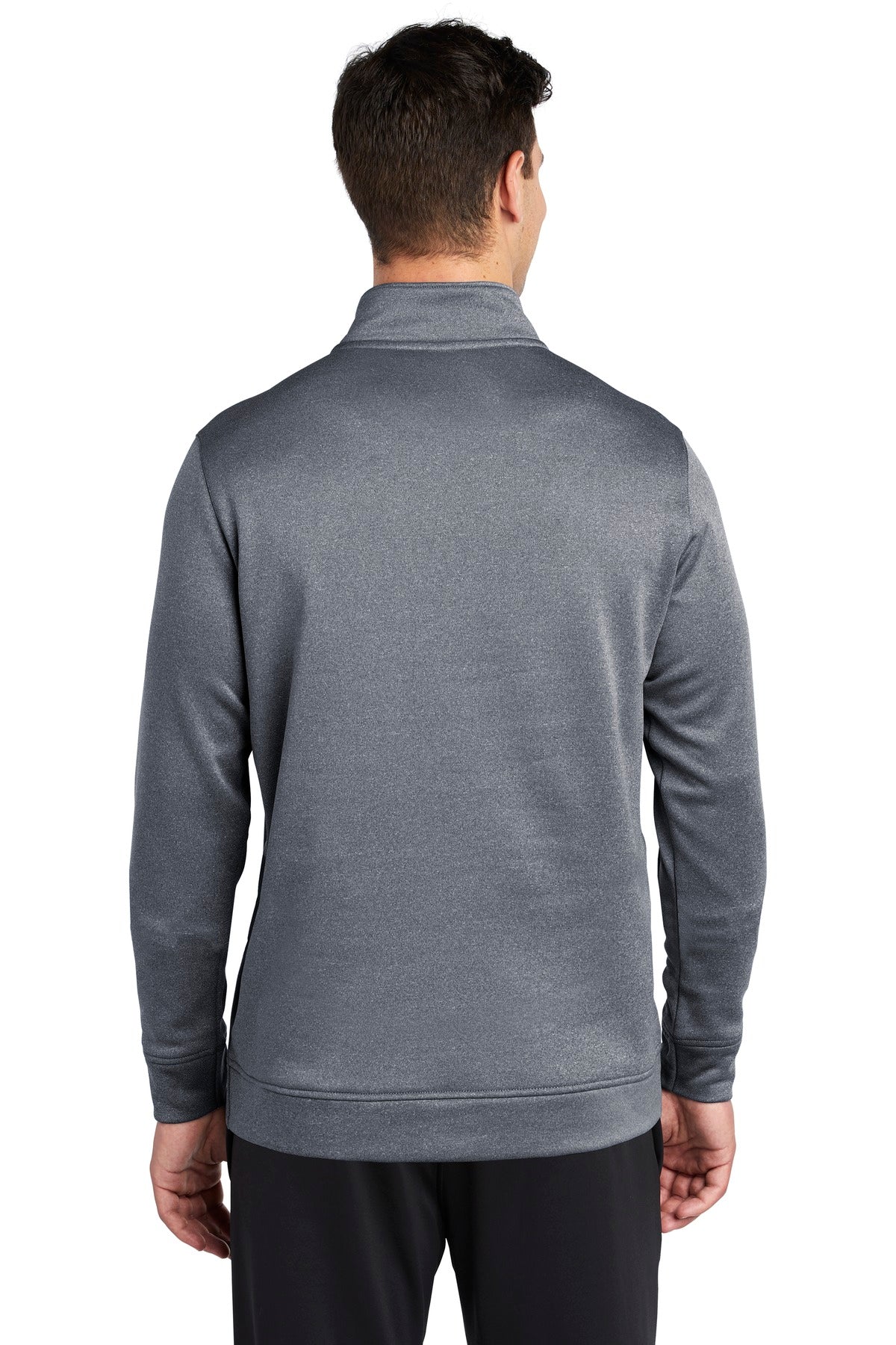 Sport-Tek PosiCharge Sport-Wick Heather Fleece 1/4-Zip Pullover. ST263