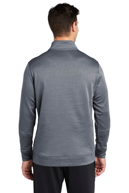 Sport-Tek PosiCharge Sport-Wick Heather Fleece 1/4-Zip Pullover. ST263