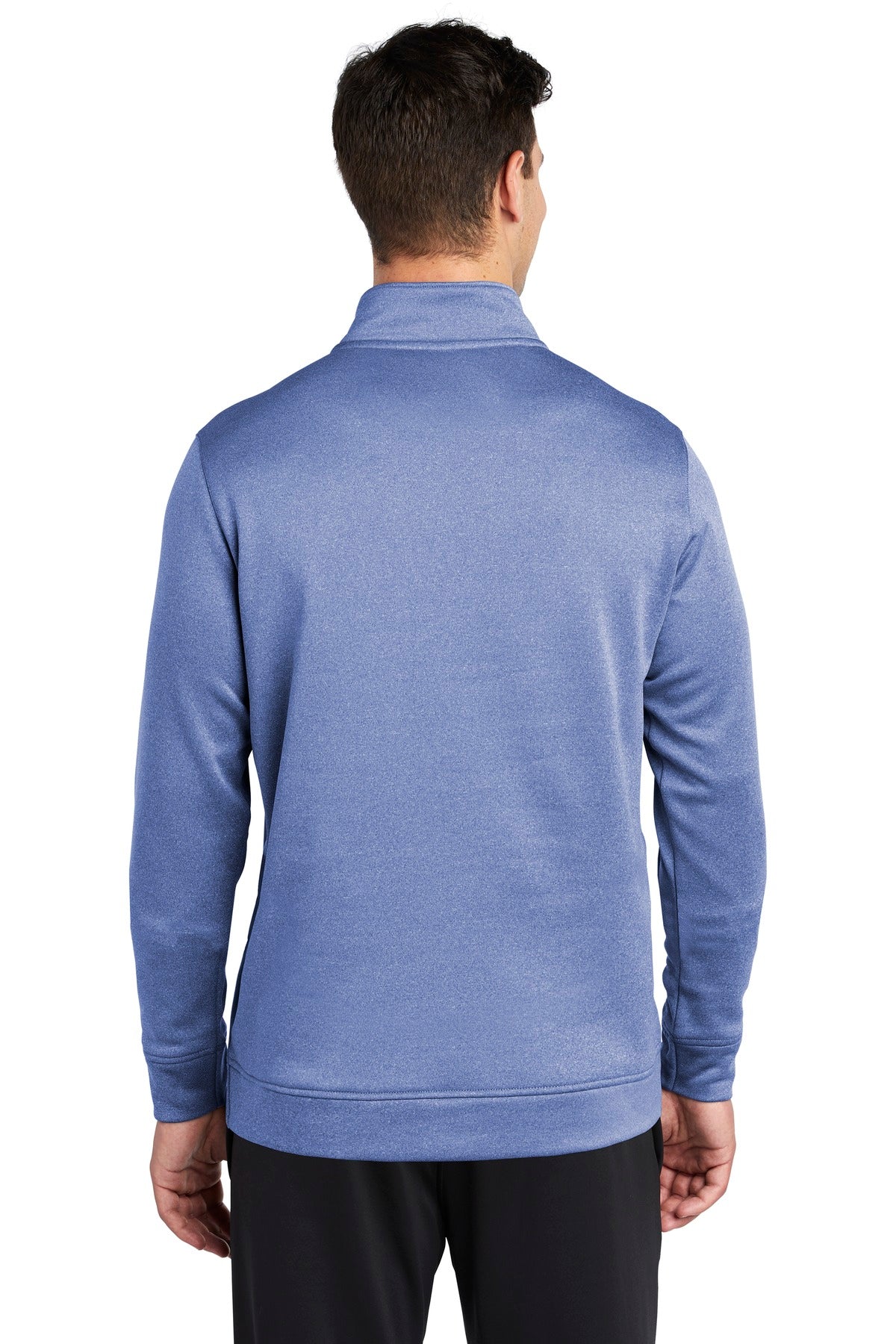 Sport-Tek PosiCharge Sport-Wick Heather Fleece 1/4-Zip Pullover. ST263