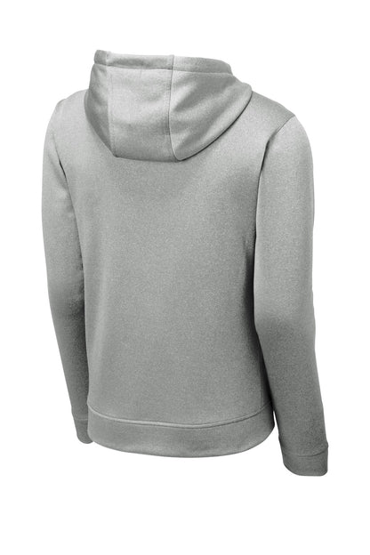 Sport-Tek PosiCharge Sport-Wick Heather Fleece Hooded Pullover. ST264