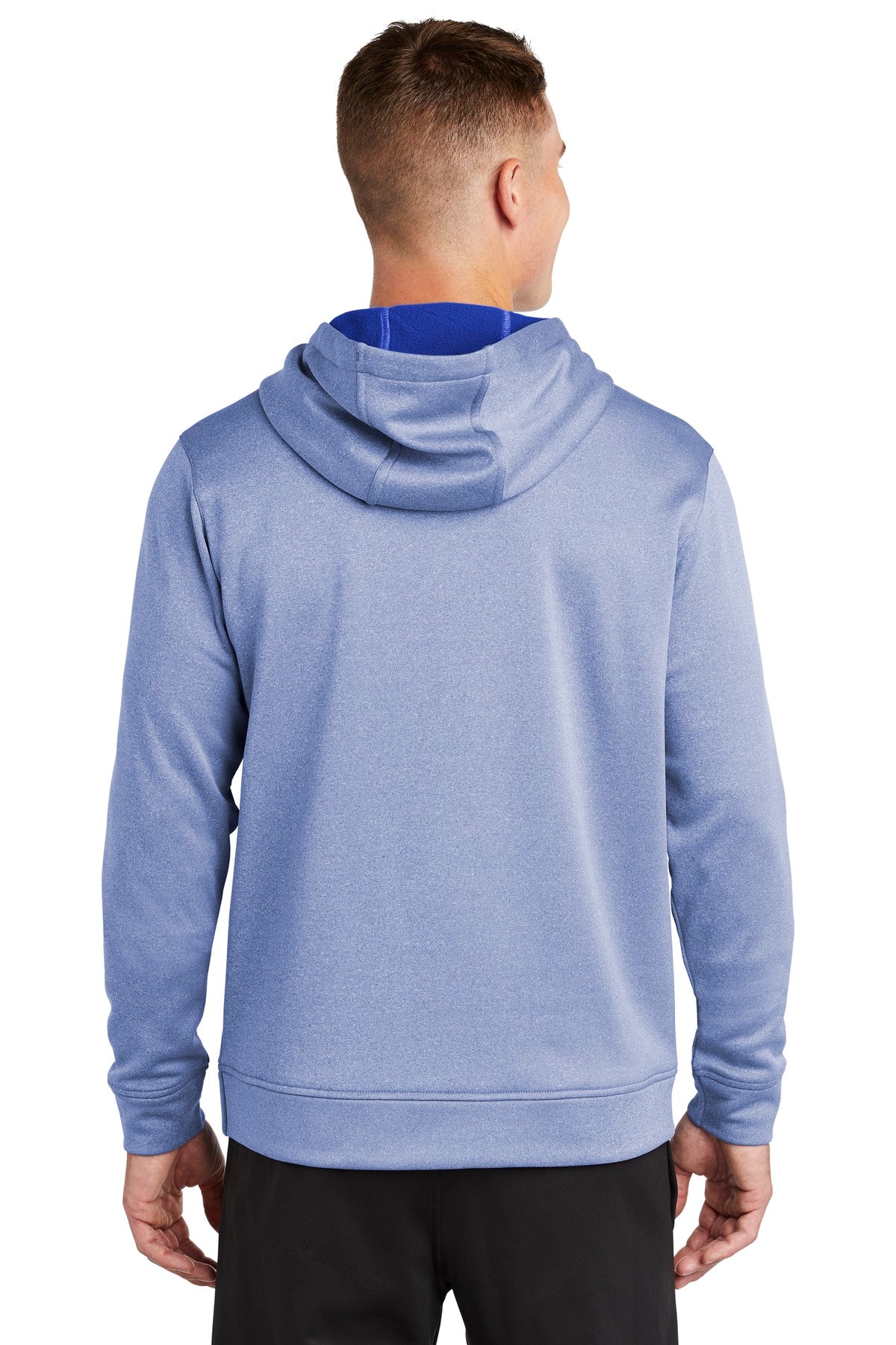 Sport-Tek PosiCharge Sport-Wick Heather Fleece Hooded Pullover. ST264