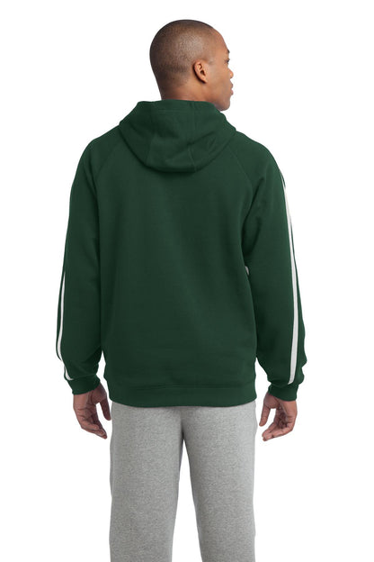 Sport-Tek Sleeve Stripe Pullover Hooded Sweatshirt. ST265