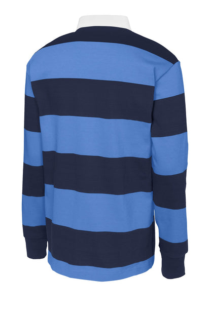 Sport-Tek Classic Long Sleeve Rugby Polo. ST301
