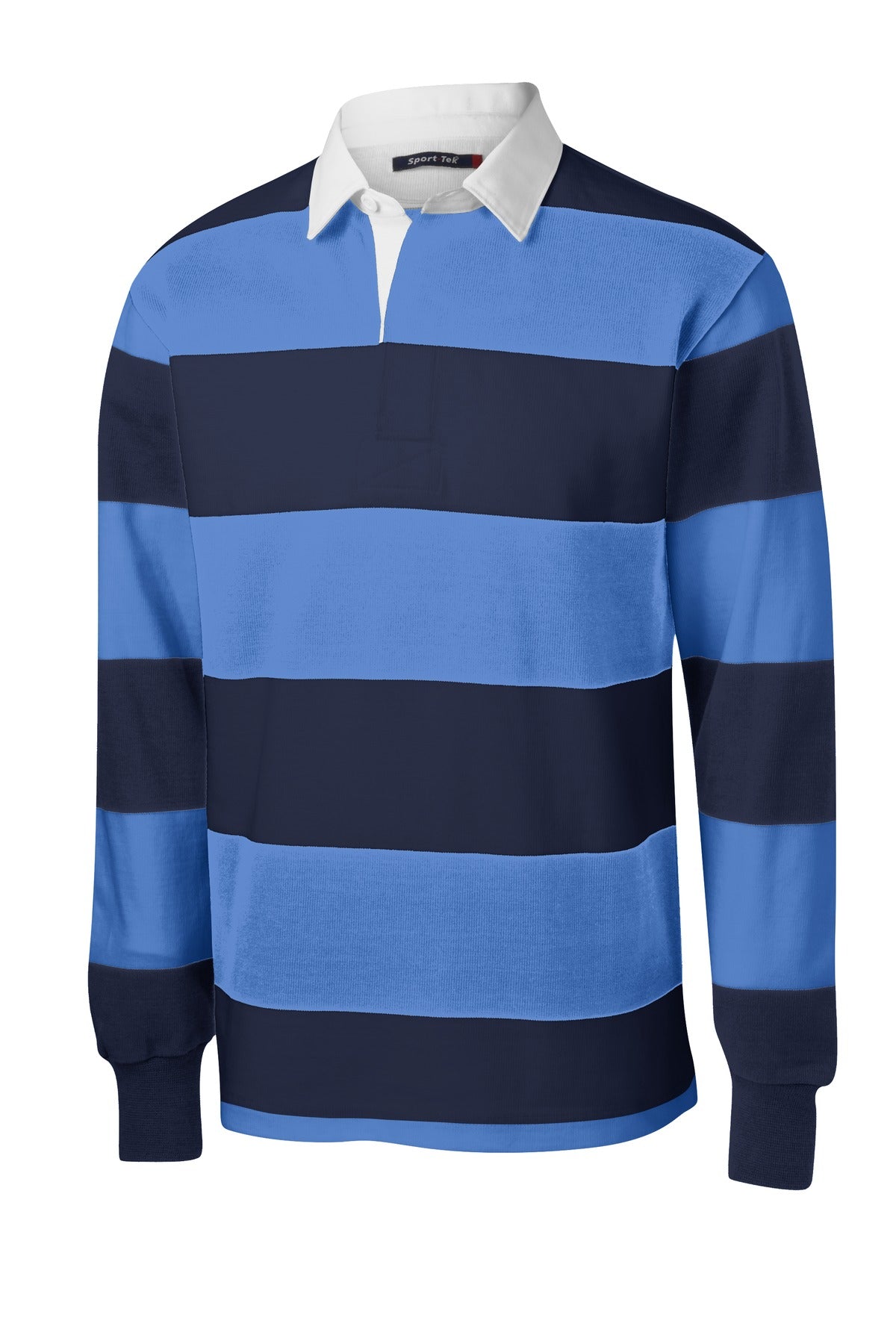 Sport-Tek Classic Long Sleeve Rugby Polo. ST301