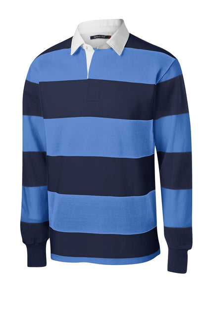 Sport-Tek Classic Long Sleeve Rugby Polo. ST301