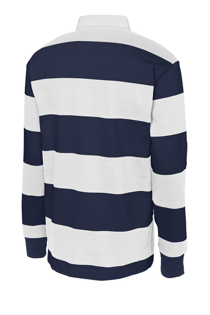 Sport-Tek Classic Long Sleeve Rugby Polo. ST301