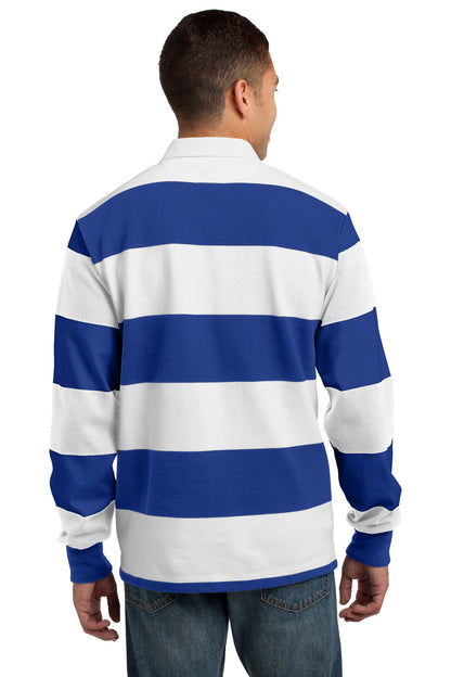 Sport-Tek Classic Long Sleeve Rugby Polo. ST301
