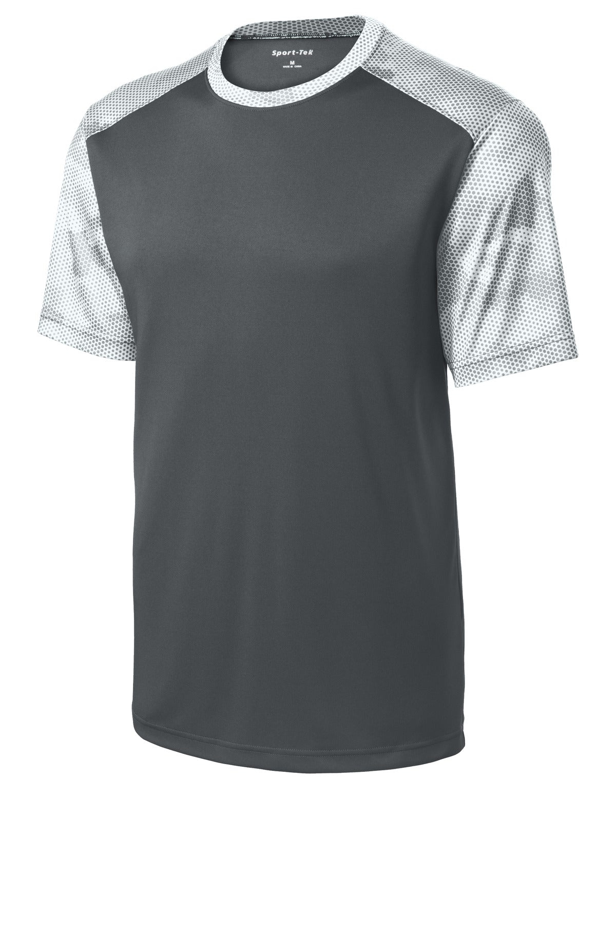 Sport-Tek CamoHex Colorblock Tee. ST371