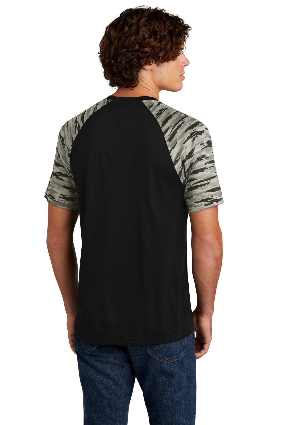 Sport-Tek Drift Camo Colorblock Tee ST376