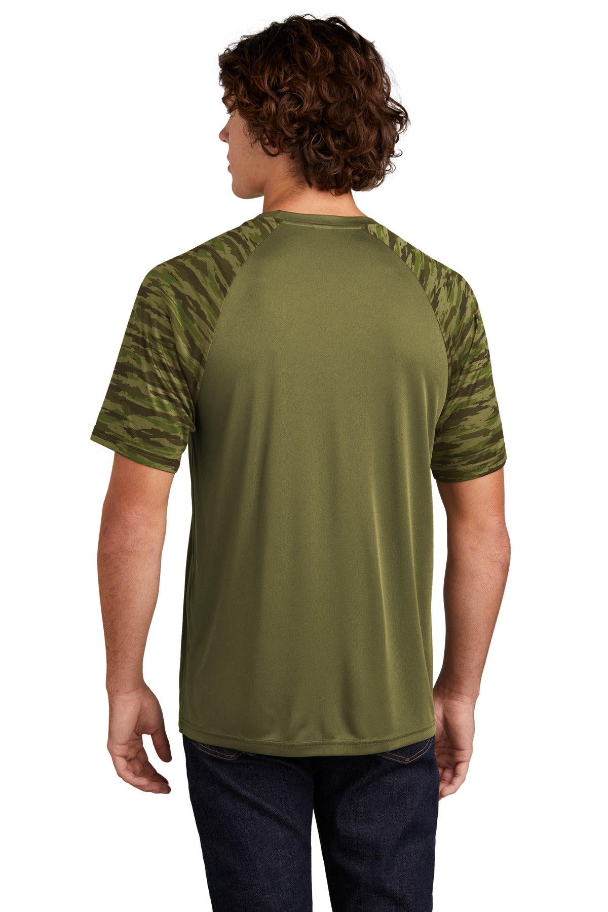Sport-Tek Drift Camo Colorblock Tee ST376