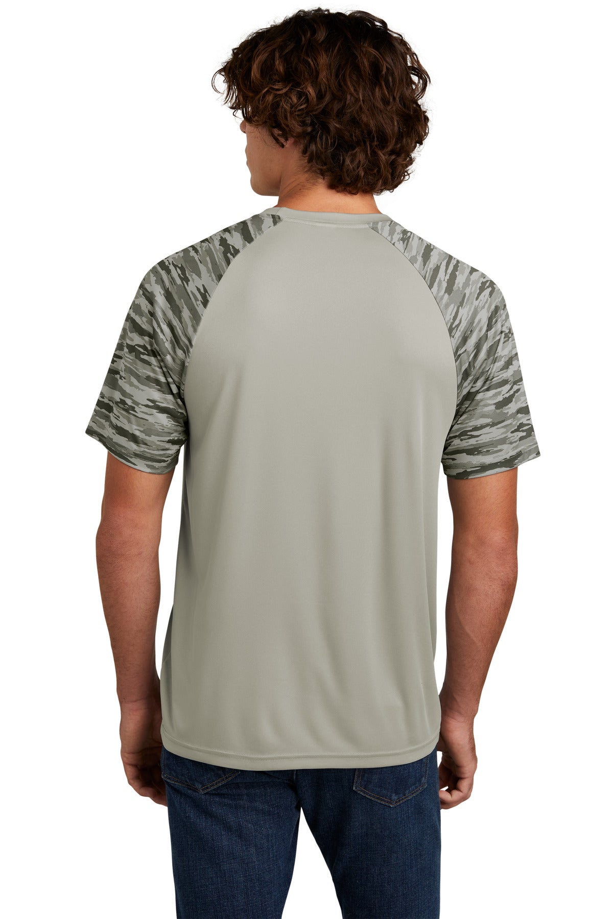 Sport-Tek Drift Camo Colorblock Tee ST376