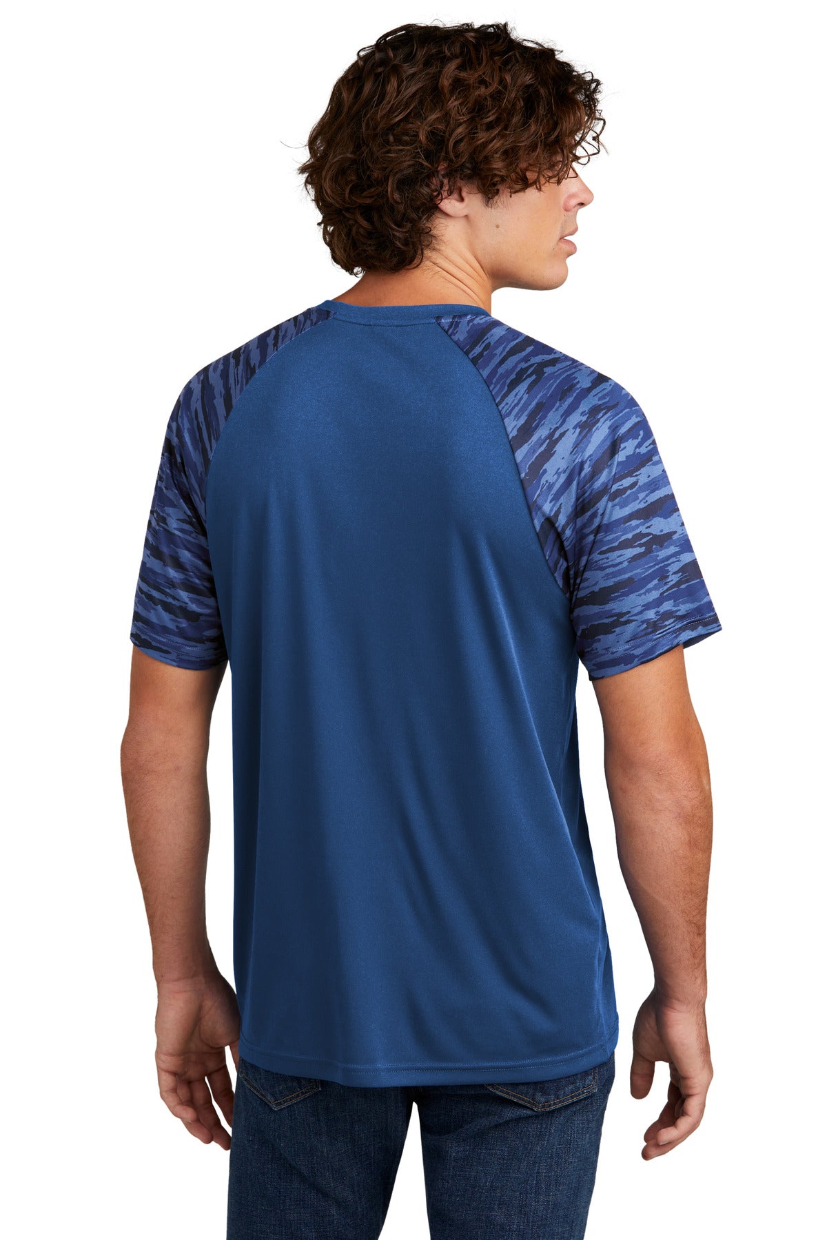 Sport-Tek Drift Camo Colorblock Tee ST376