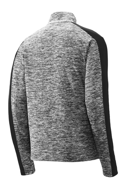 Sport-Tek PosiCharge Electric Heather Colorblock 1/4-Zip Pullover. ST397