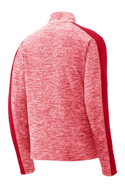 Sport-Tek PosiCharge Electric Heather Colorblock 1/4-Zip Pullover. ST397