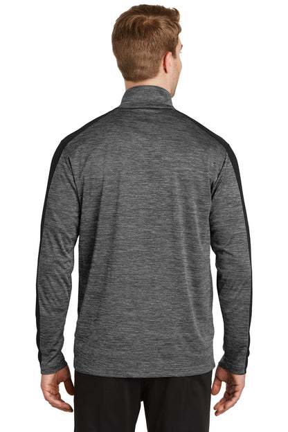 Sport-Tek PosiCharge Electric Heather Colorblock 1/4-Zip Pullover. ST397