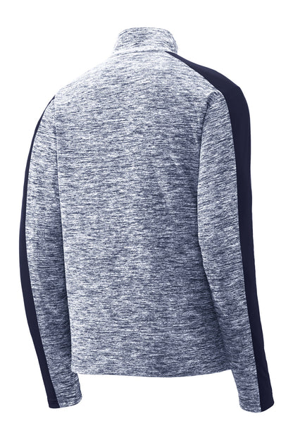 Sport-Tek PosiCharge Electric Heather Colorblock 1/4-Zip Pullover. ST397