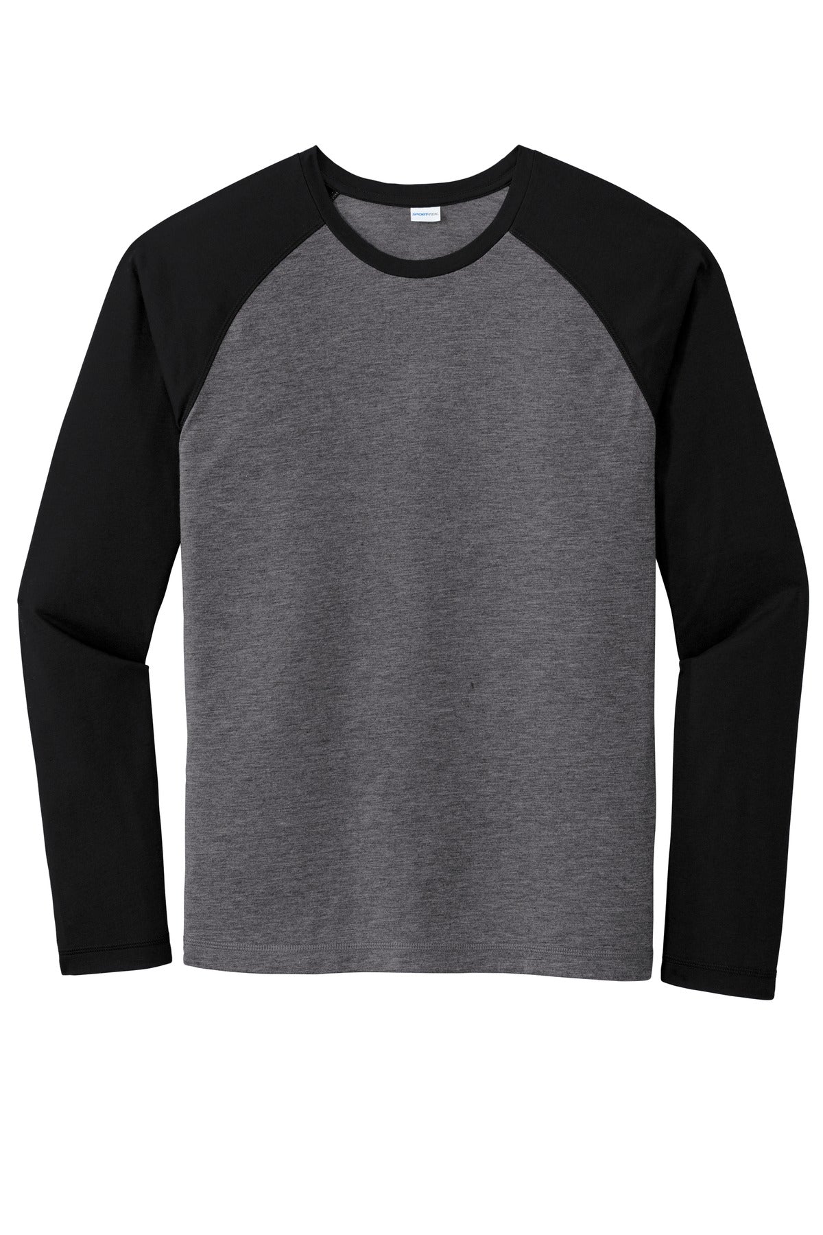 Sport-Tek PosiCharge Long Sleeve Tri-Blend Wicking Raglan Tee ST400LS