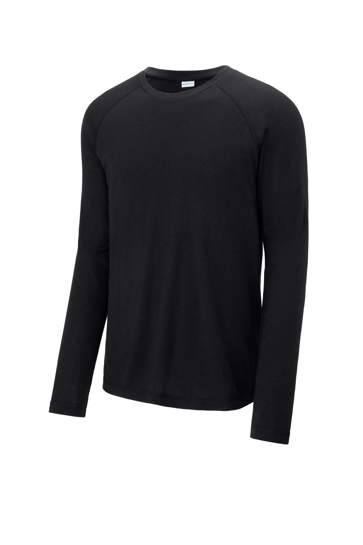 Sport-Tek PosiCharge Long Sleeve Tri-Blend Wicking Raglan Tee ST400LS