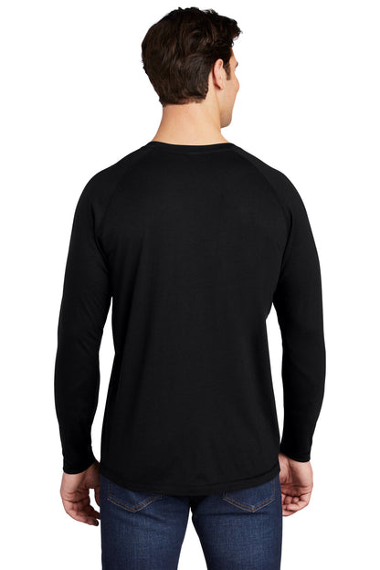 Sport-Tek PosiCharge Long Sleeve Tri-Blend Wicking Raglan Tee ST400LS