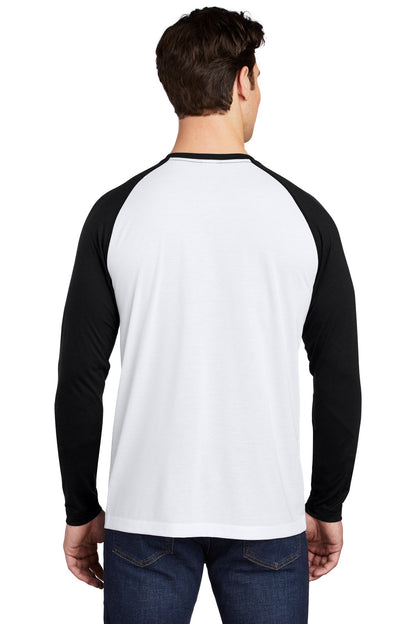 Sport-Tek PosiCharge Long Sleeve Tri-Blend Wicking Raglan Tee ST400LS