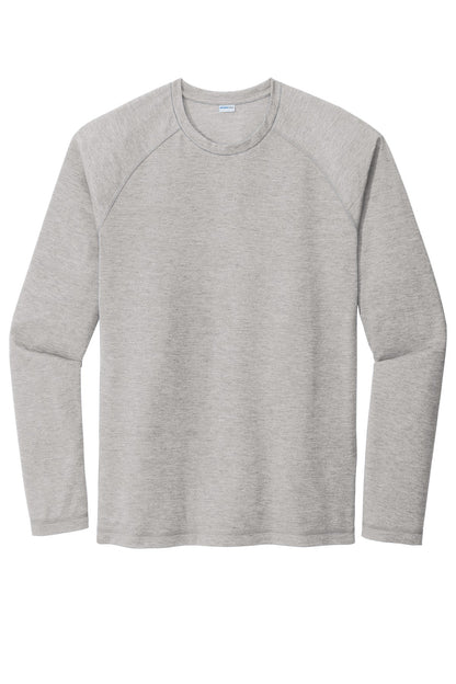 Sport-Tek PosiCharge Long Sleeve Tri-Blend Wicking Raglan Tee ST400LS