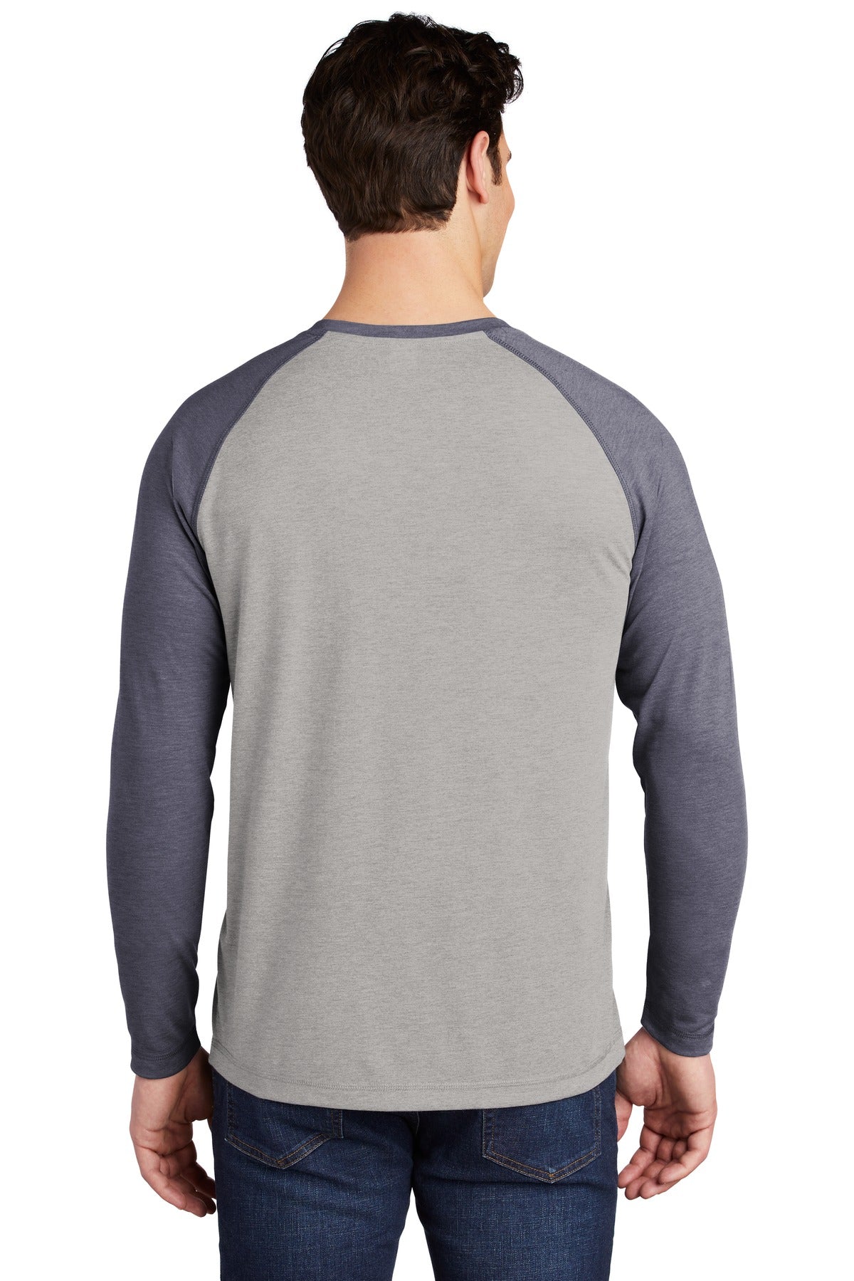 Sport-Tek PosiCharge Long Sleeve Tri-Blend Wicking Raglan Tee ST400LS