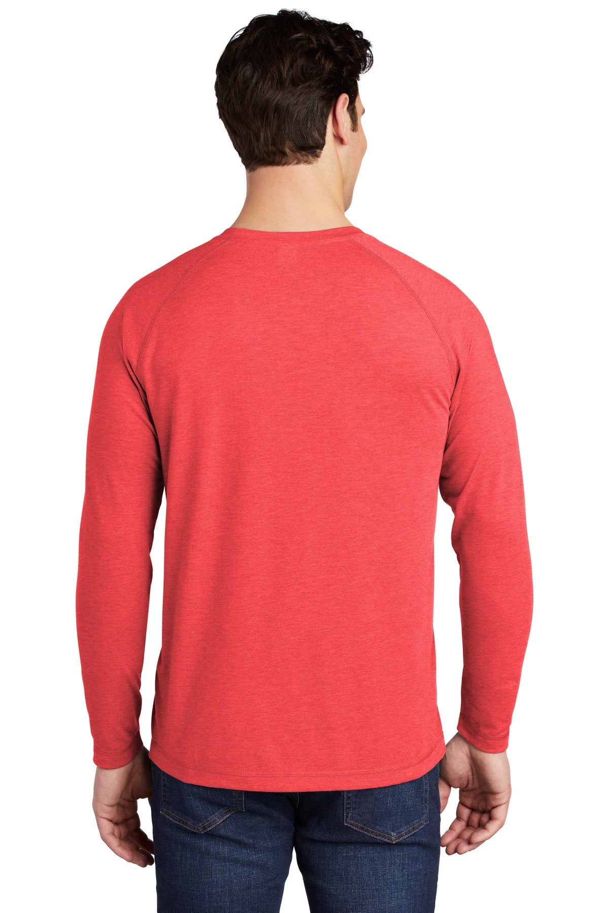 Sport-Tek PosiCharge Long Sleeve Tri-Blend Wicking Raglan Tee ST400LS