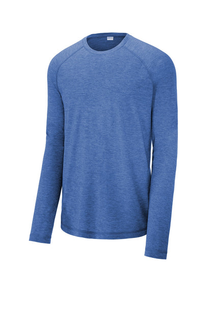 Sport-Tek PosiCharge Long Sleeve Tri-Blend Wicking Raglan Tee ST400LS