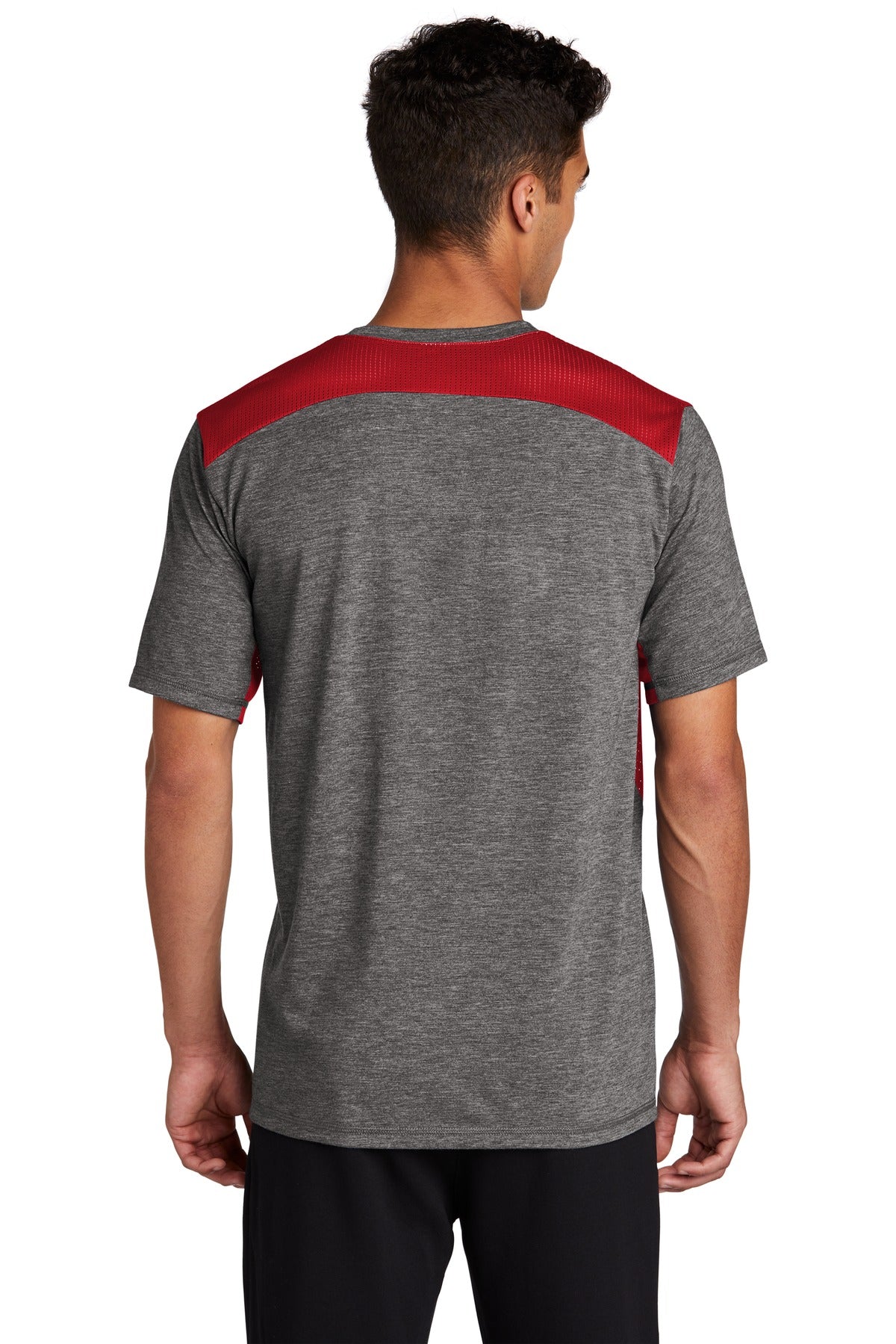 Sport-Tek PosiCharge Tri-Blend Wicking Draft Tee. ST410